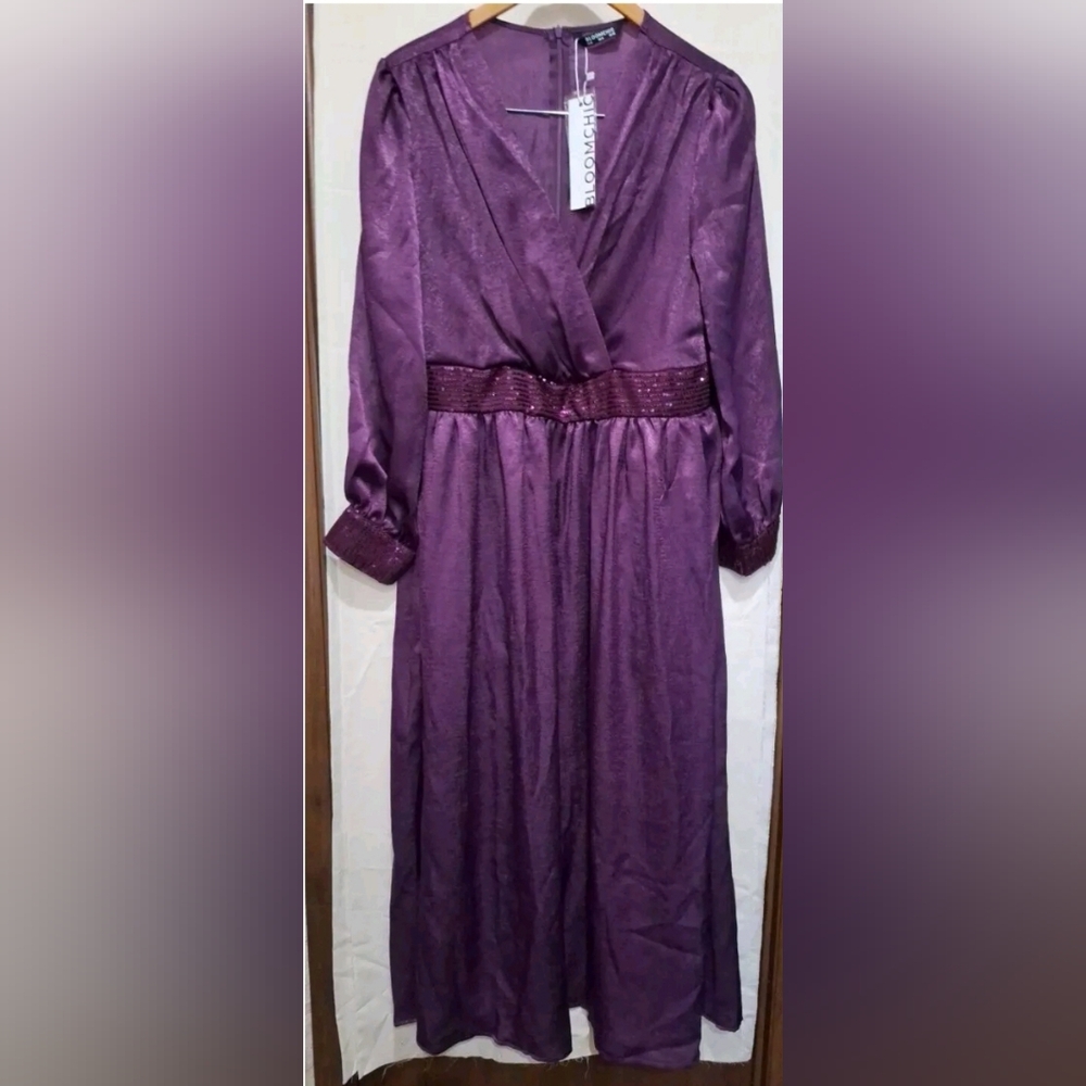 BloomChic Mother Of The Bride Purple Maxi Dress